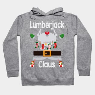 Lumberjack Claus Santa Christmas Costume Pajama Hoodie